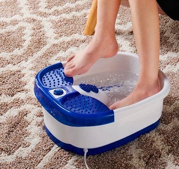 Bain de pieds massant